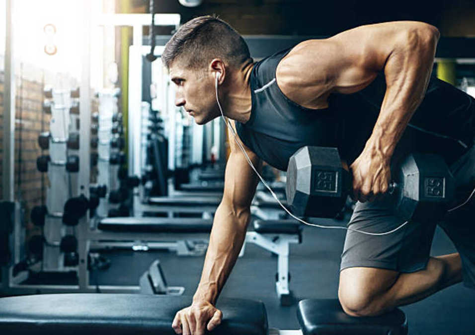 man exercising