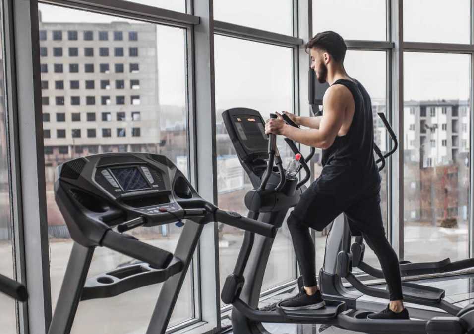 man exercising