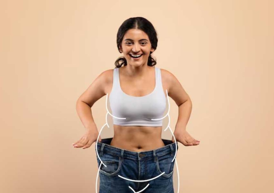 girl losing weight