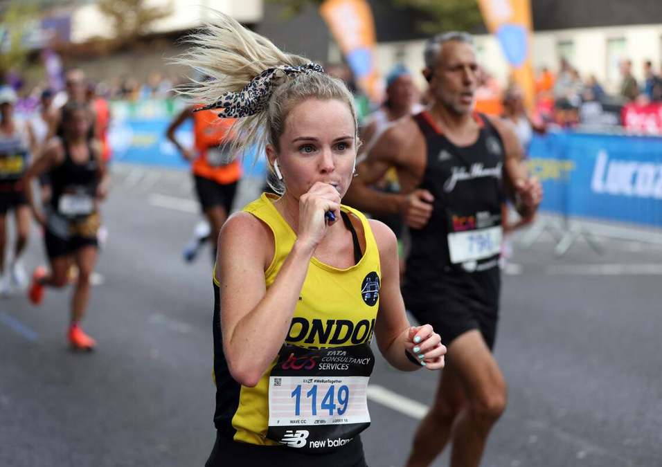Girl running