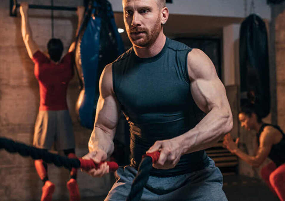 men exercising