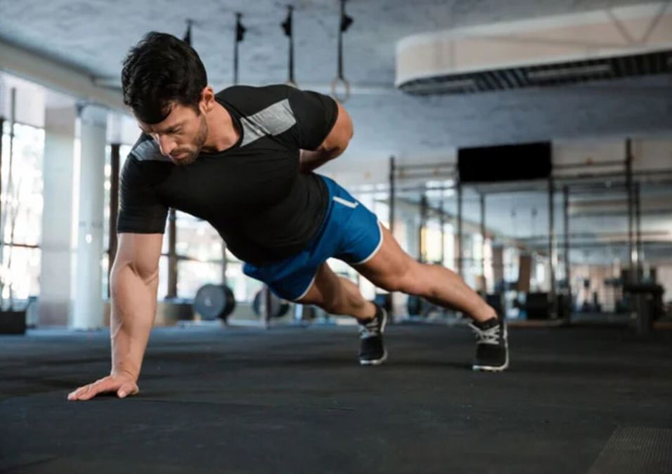 men exercising