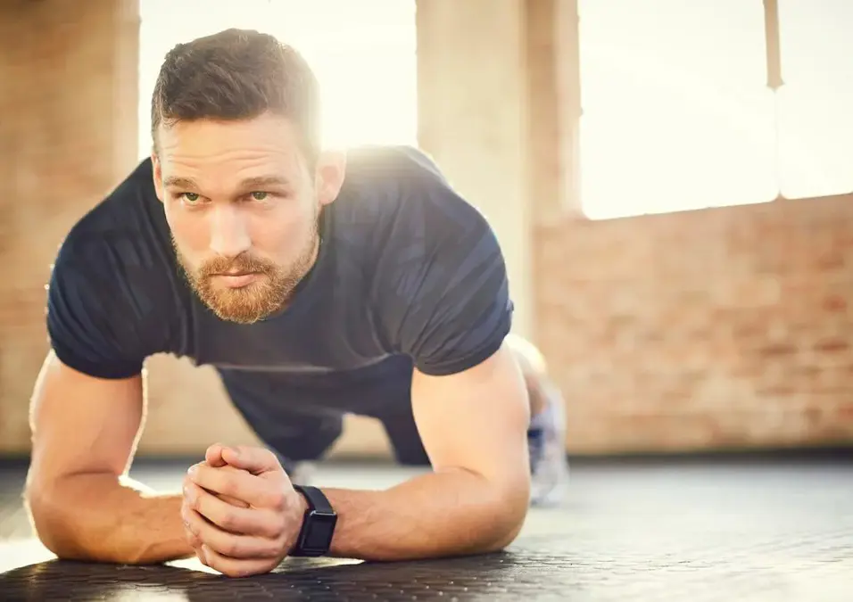 man exercising