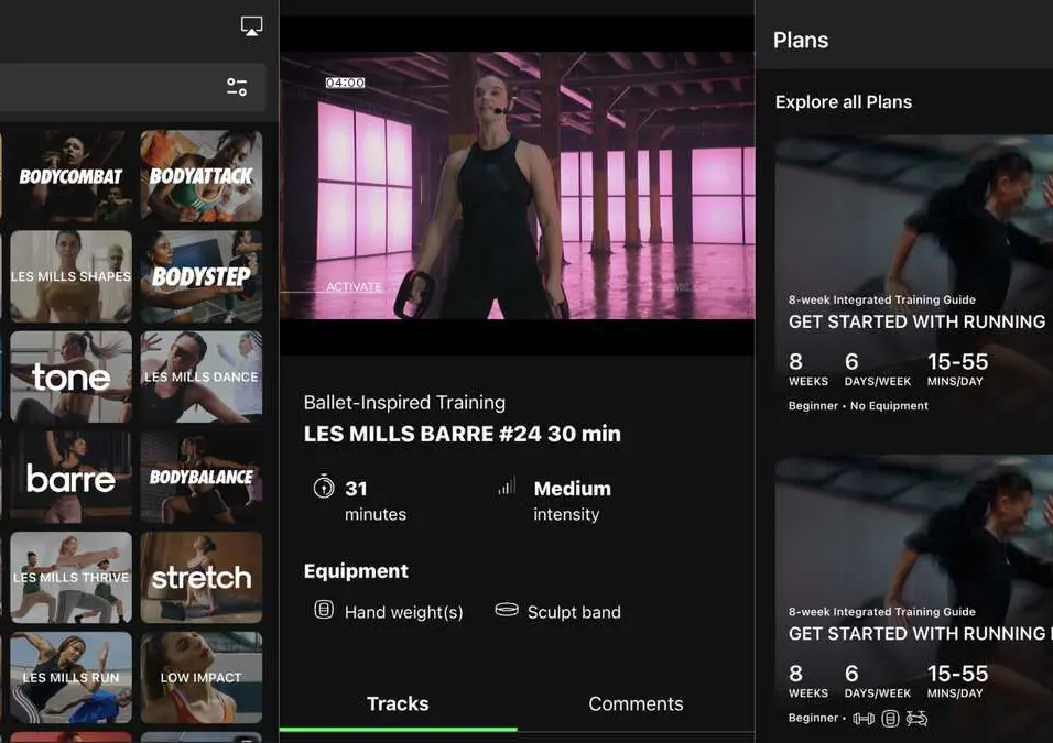 Les Mills+ Fitness App