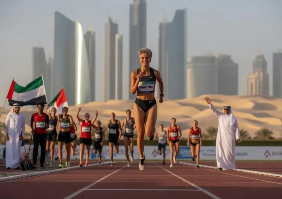 Girl running