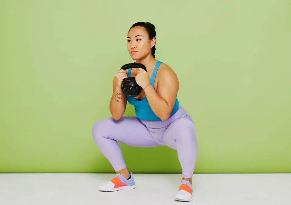 Girl exercising
