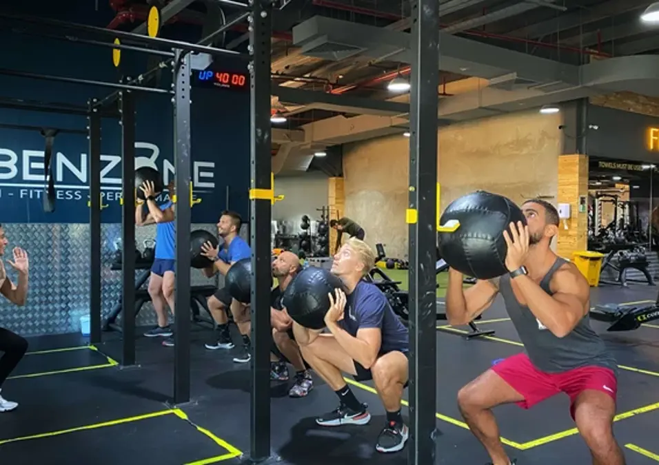 Group Doing Crossfit