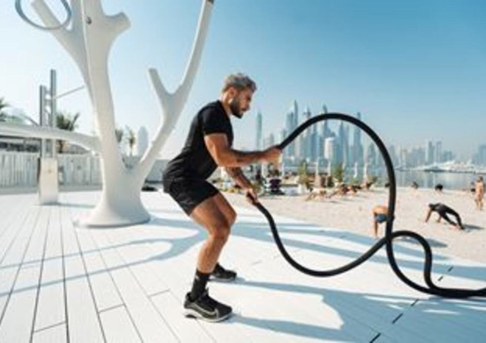 man exercising