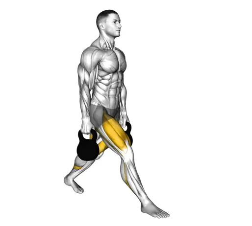 Kettlebell Split Squat Thumb
