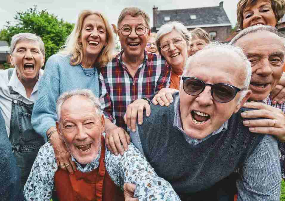 group of elderly people