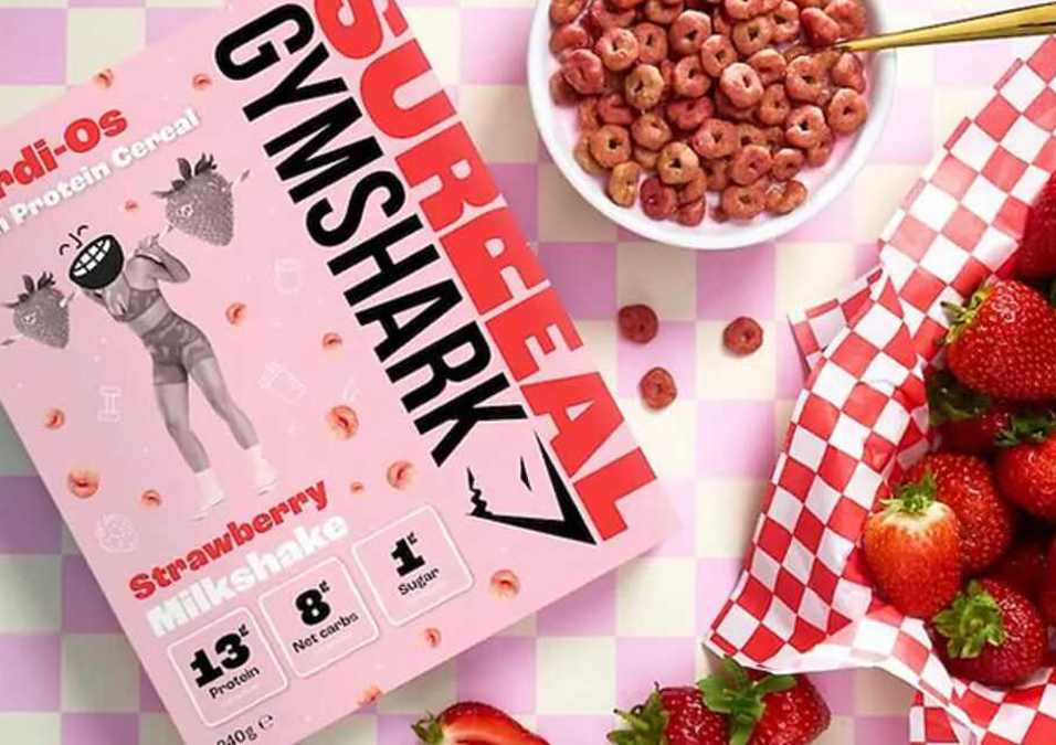 cereal and strawberry