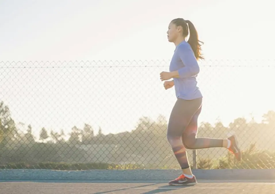 Girl running
