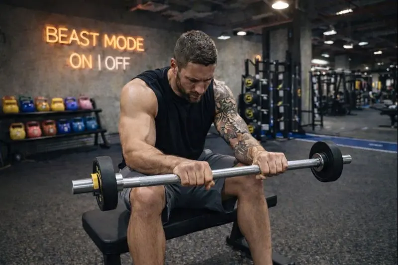 Barbell Reverse Wrist Curl