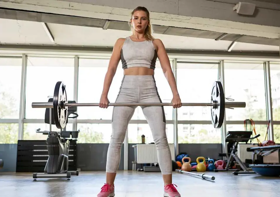 Girl exercising