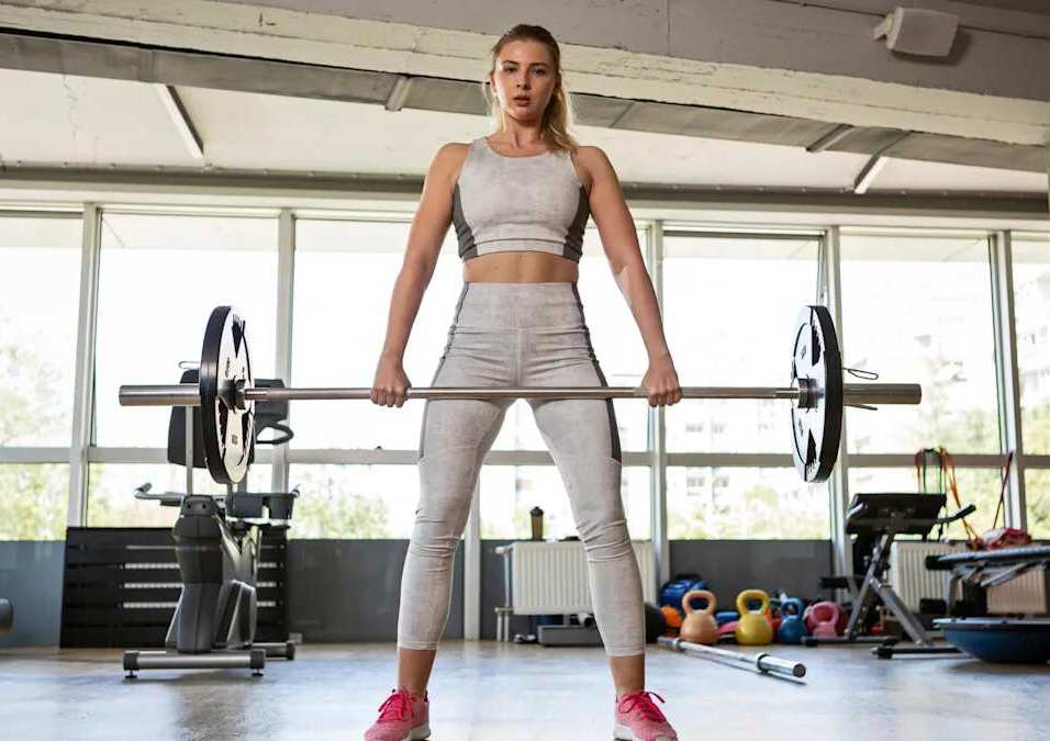 Girl exercising