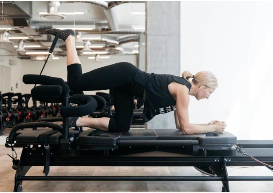 Girl exercising