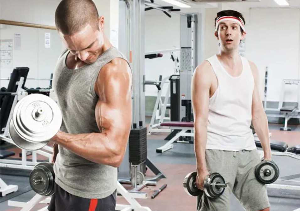 men exercising