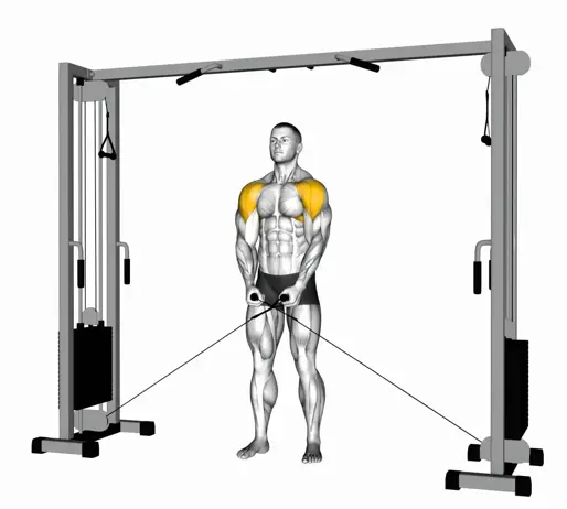 Cable Lateral Raise Thumb