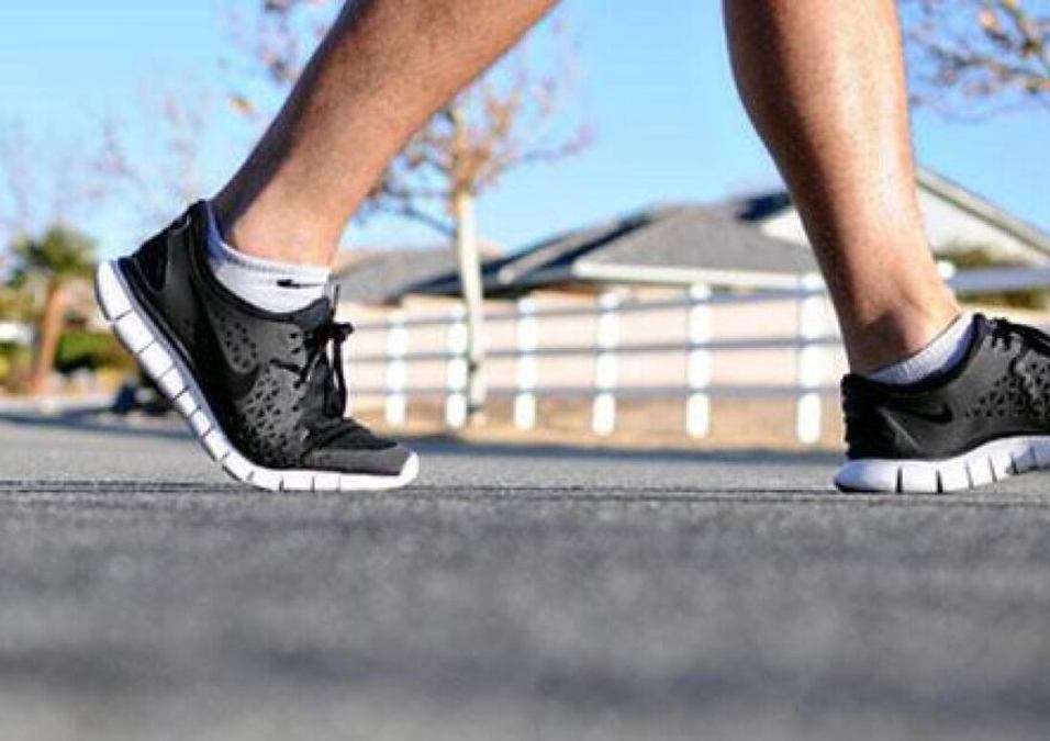 Feet walking