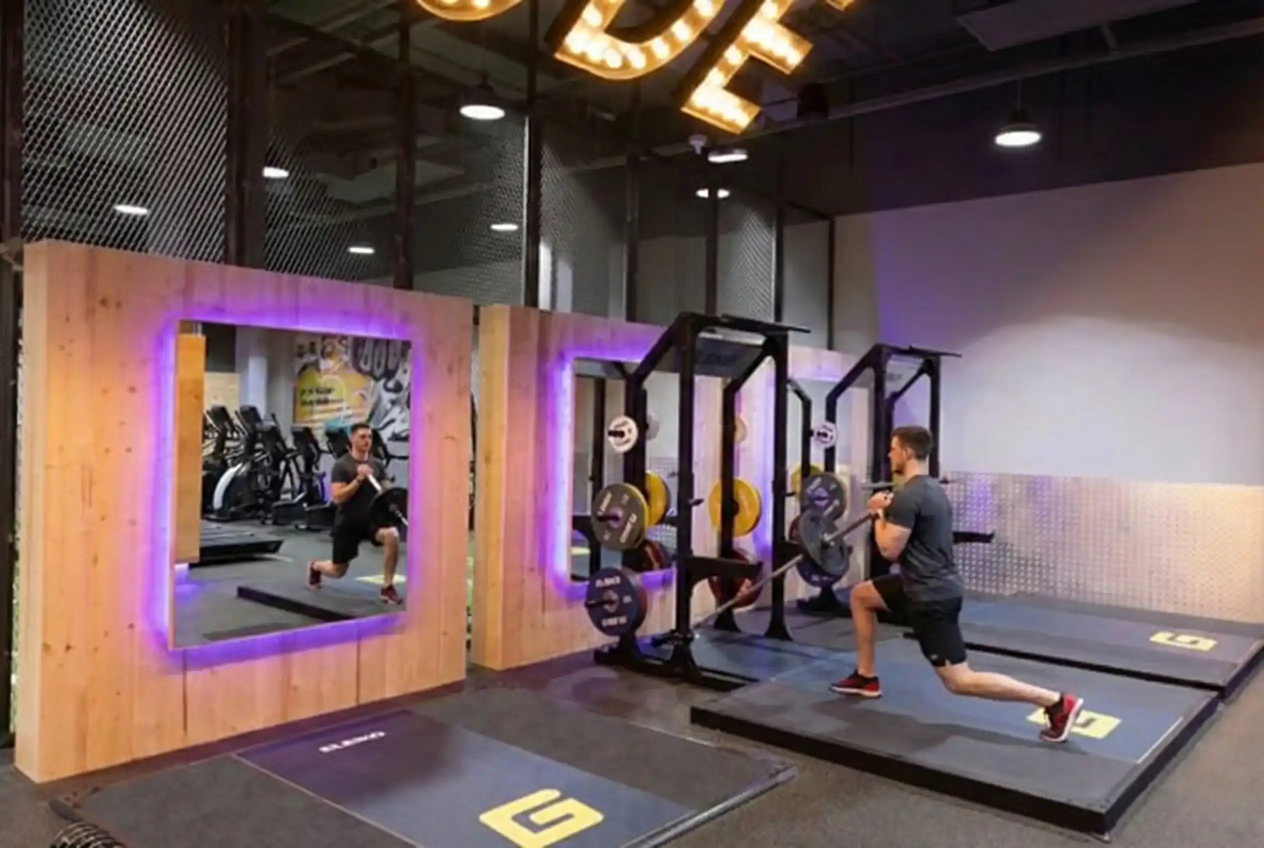 Landmine Rear Lunge
