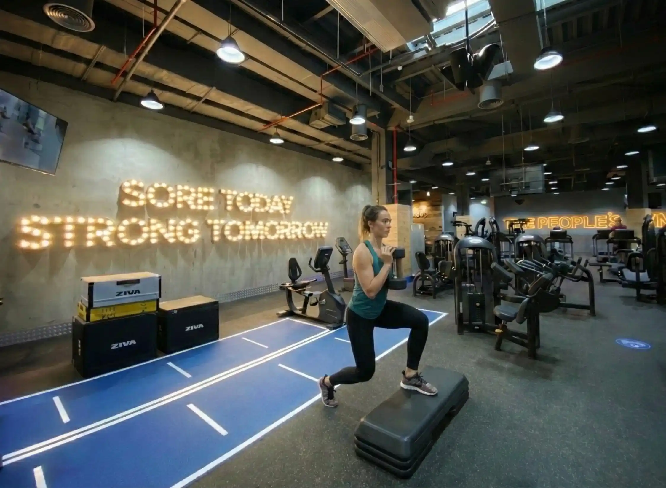 Dumbbell Goblet Split Squat Front Foot Elevated