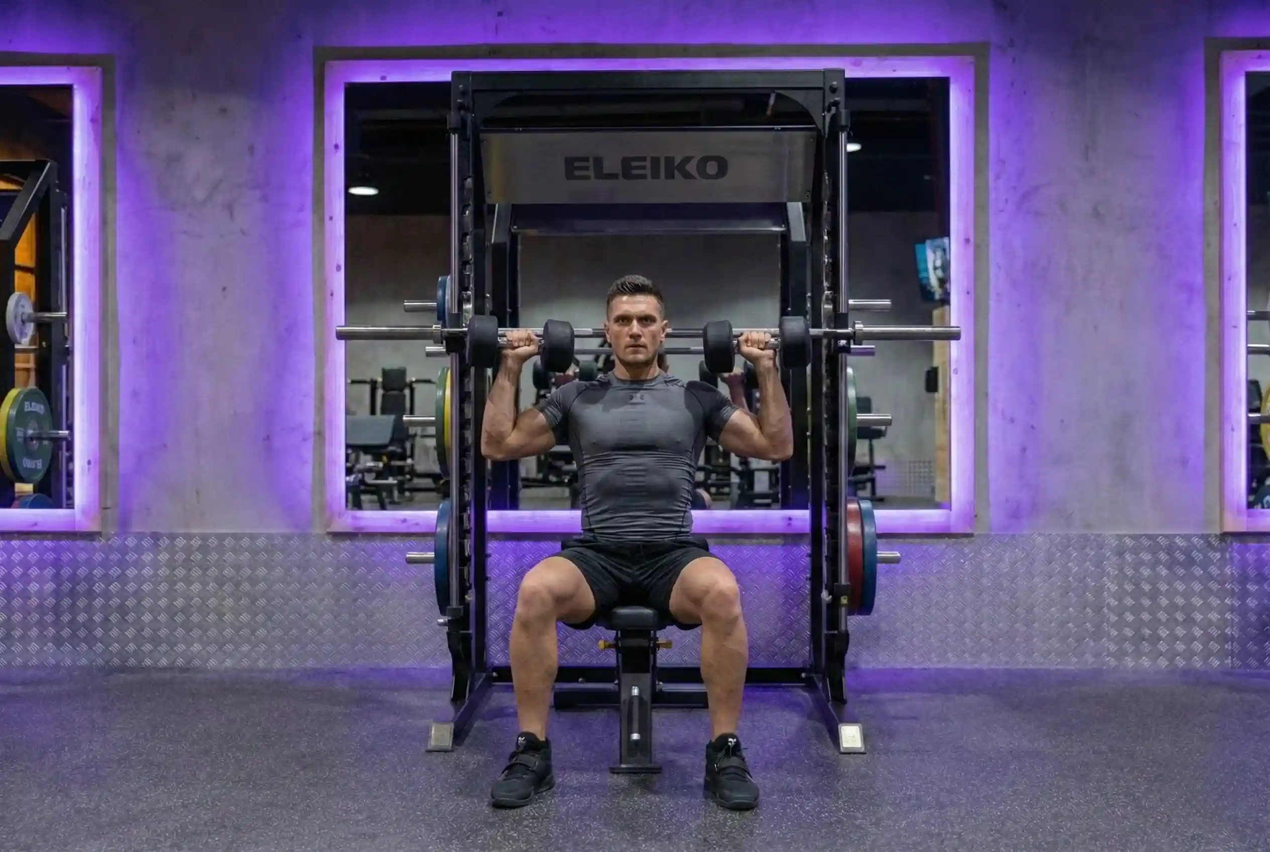 Dumbbell Seated Shoulder Press
