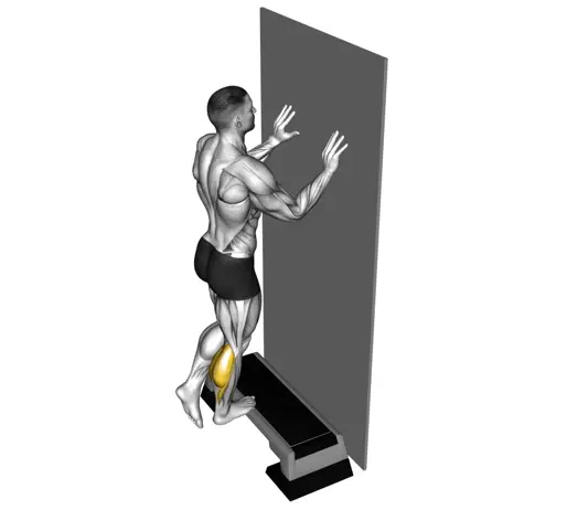 Single Leg Calf Raise Off Step Thumb