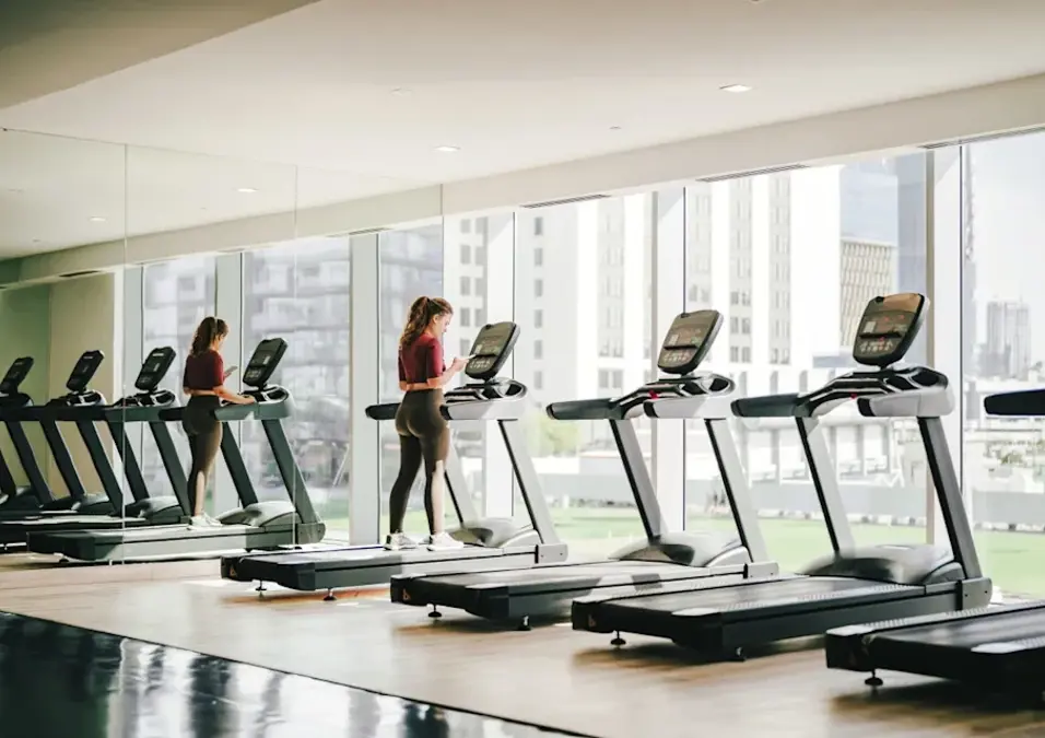 Girl exercising