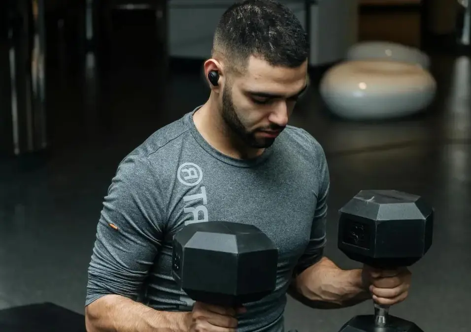 man exercising