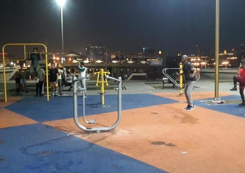 Empty Spaces, And Parking Lots Into A Vibrant Fitness Spot