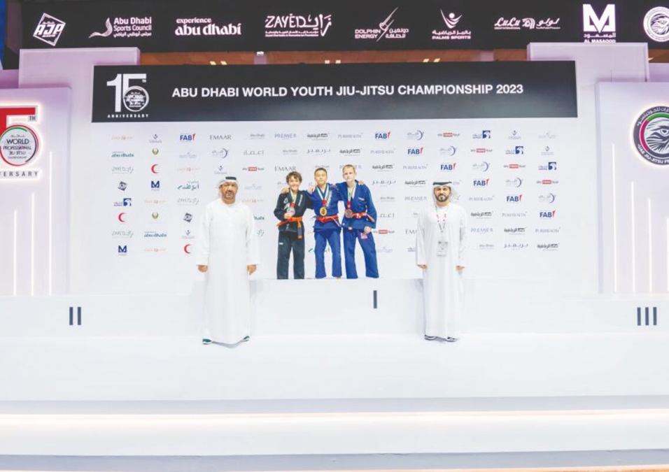 المشاركين في بطولة أبوظبي لمحترفي الجوجيتسو