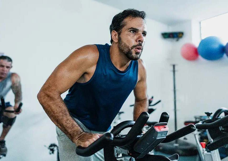 man exercising