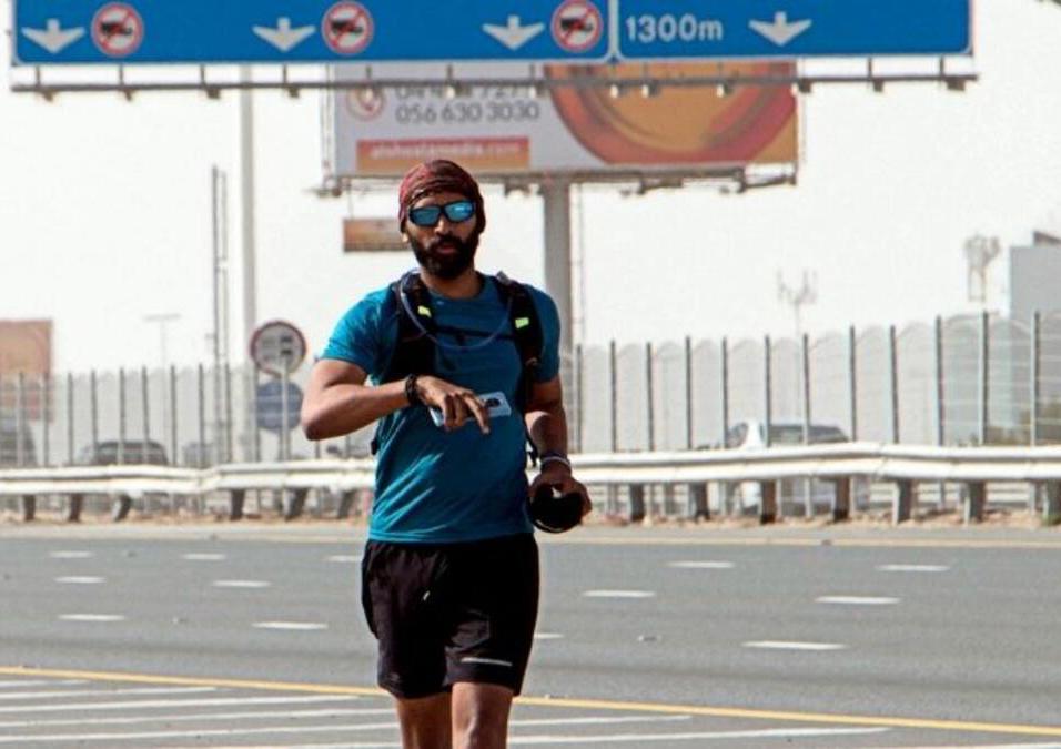 Aakash Nambiar running
