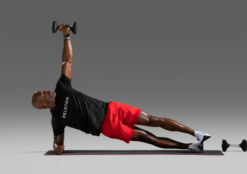 man exercising