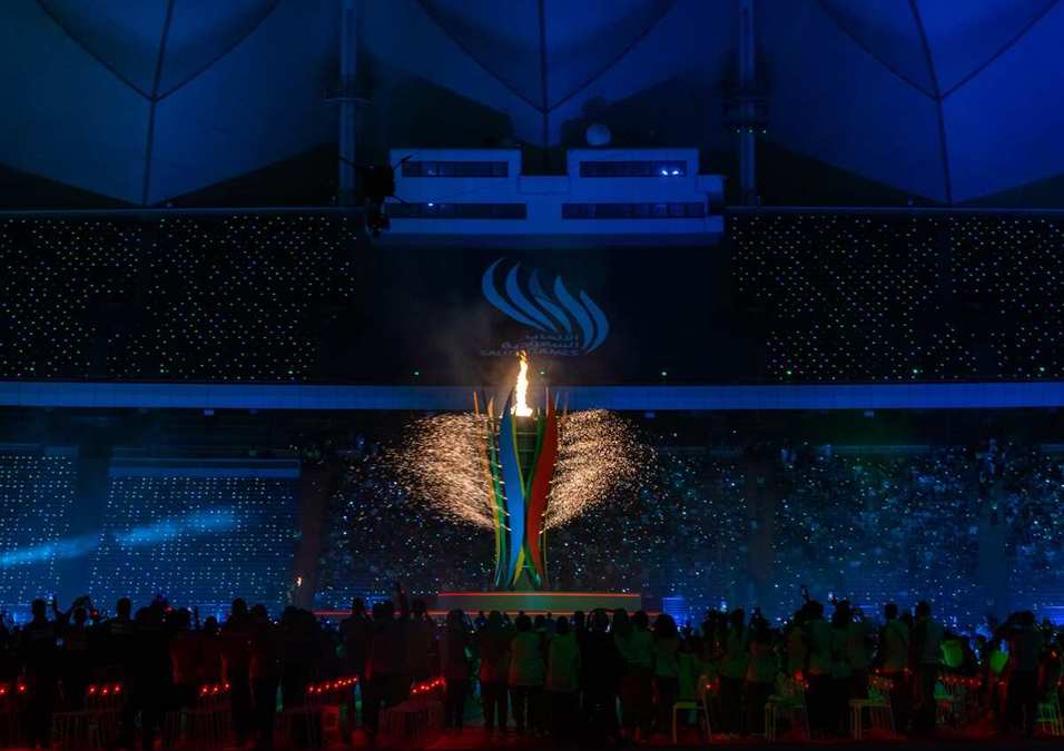 Saudi Games Torch