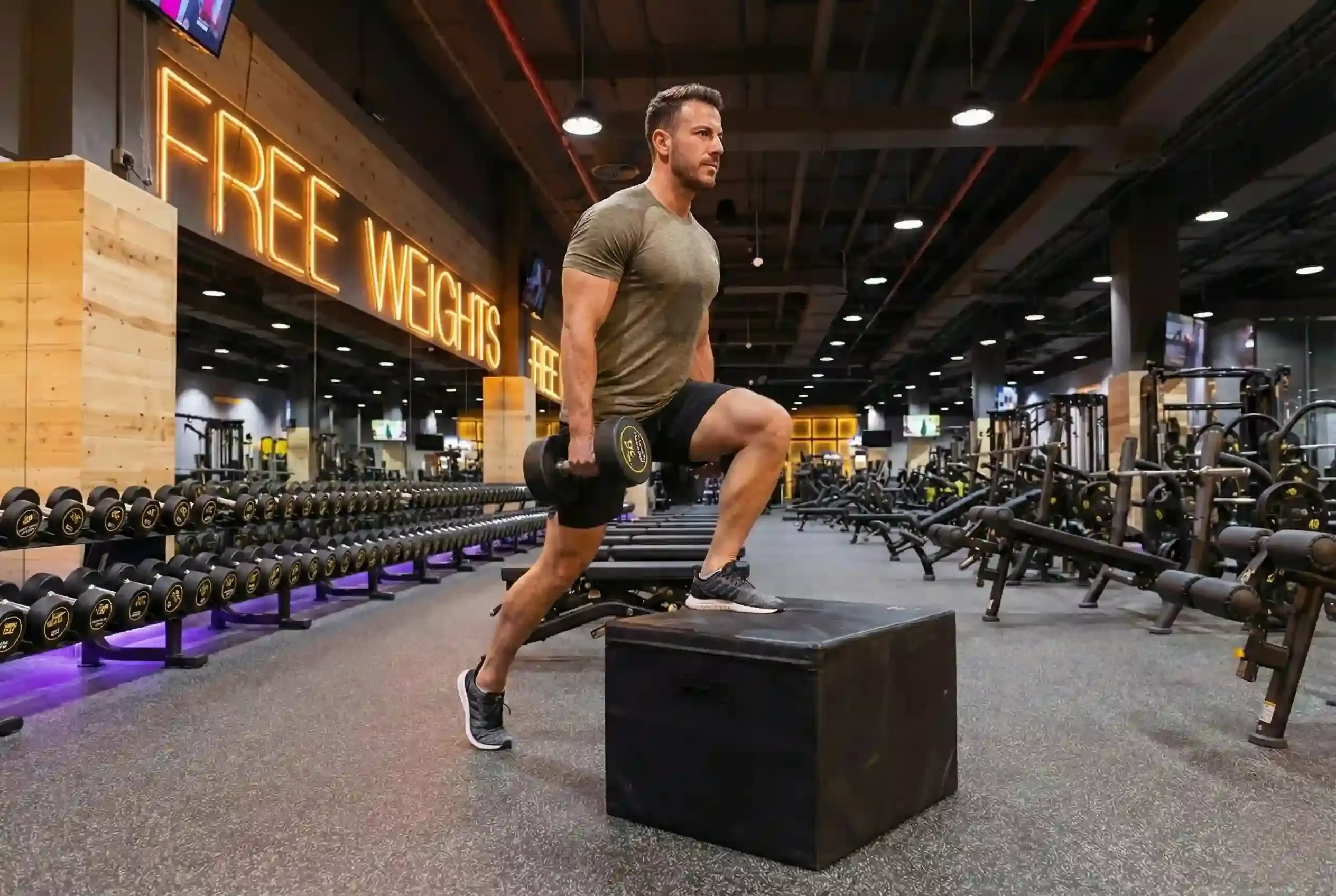Dumbbell Step Up