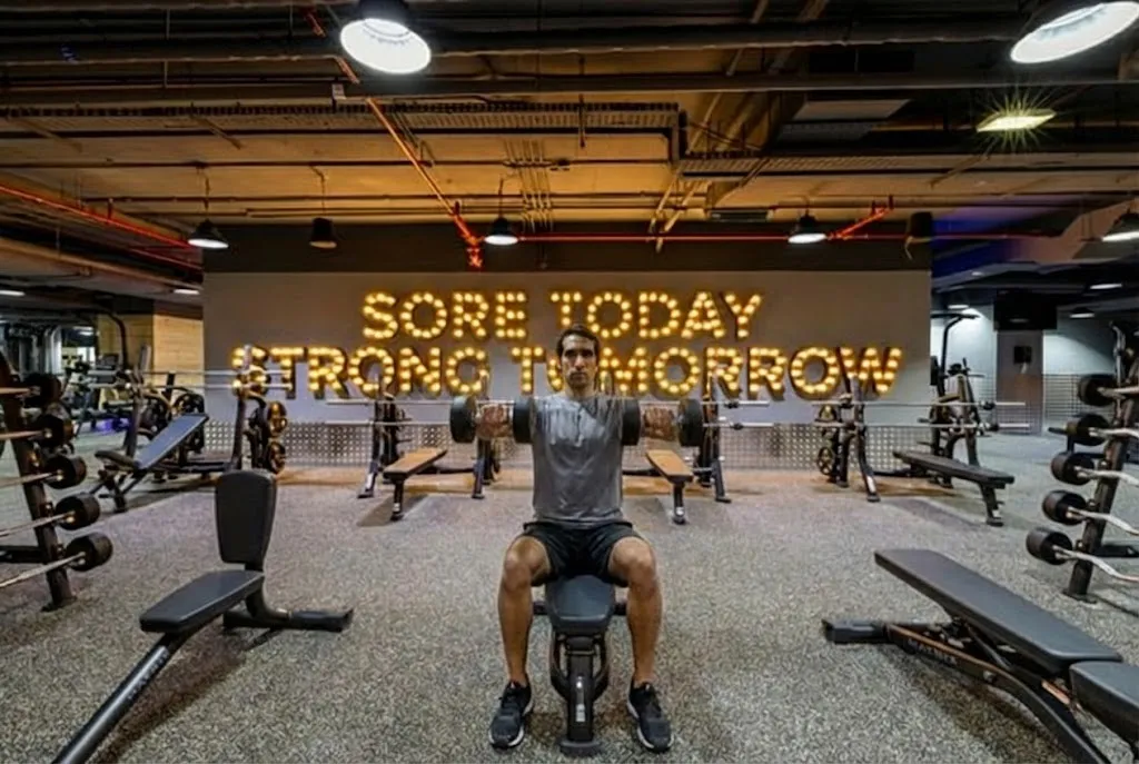 Dumbbell Seated Front Raise