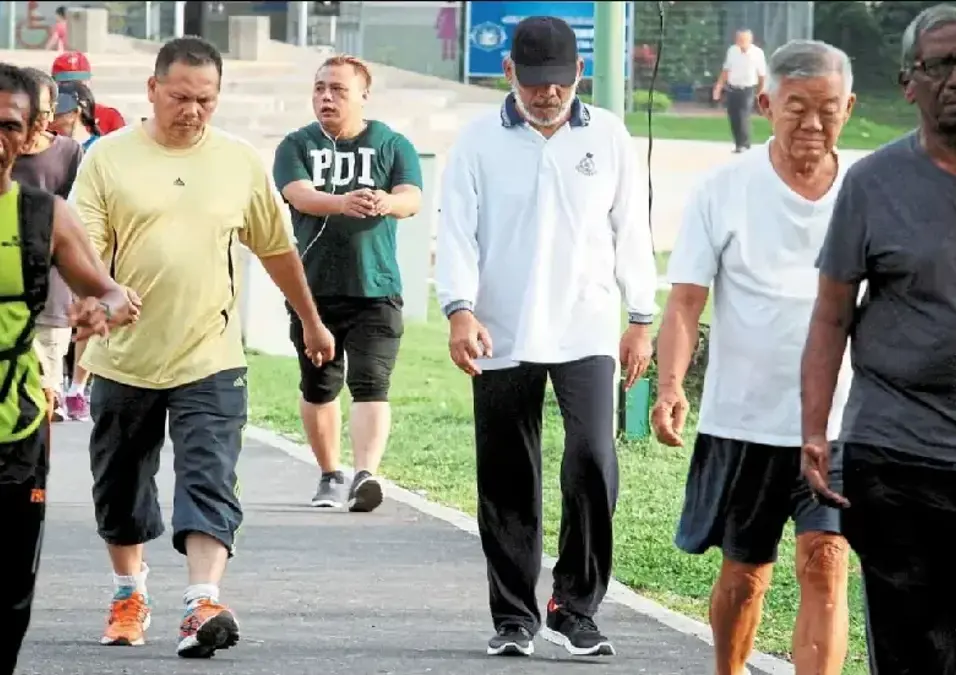 People walking