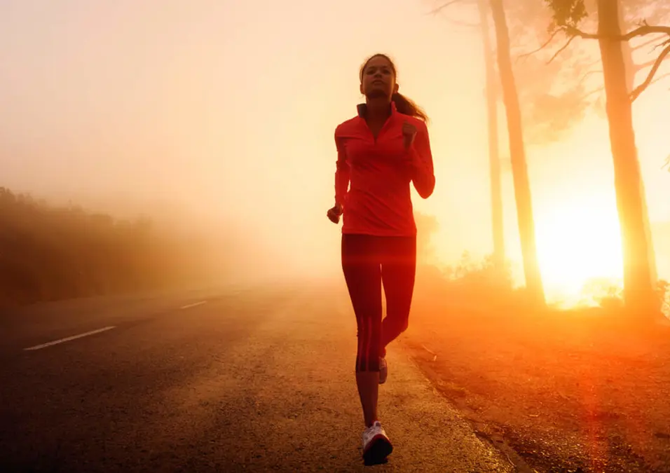 Girl running