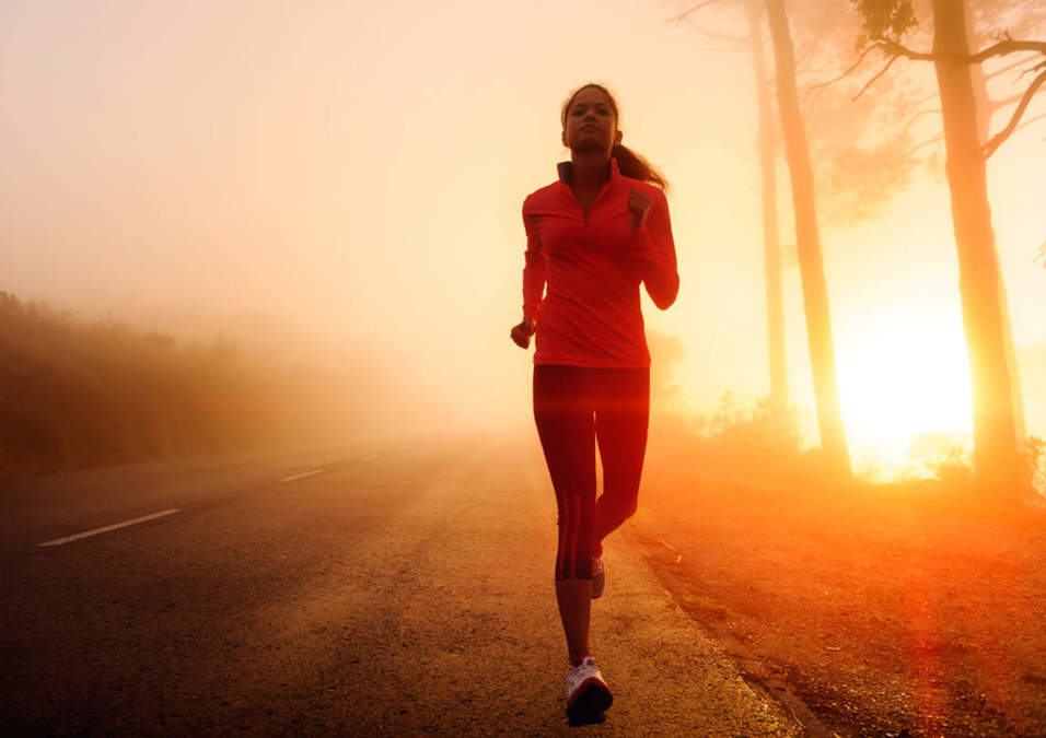 Girl running