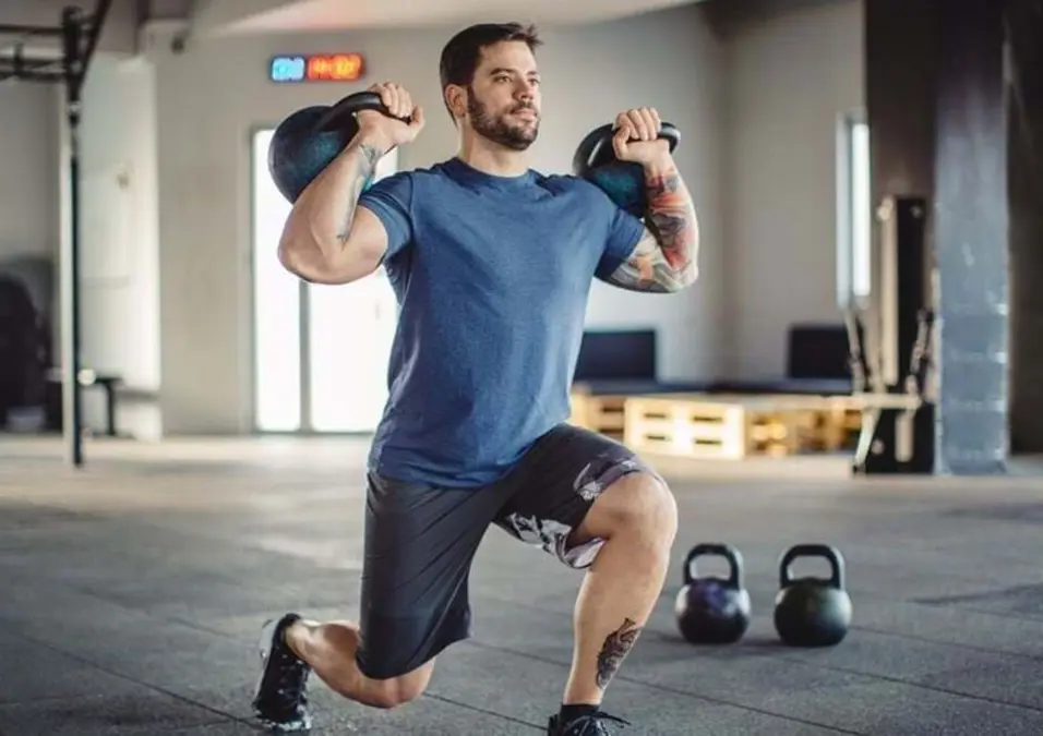man exercising