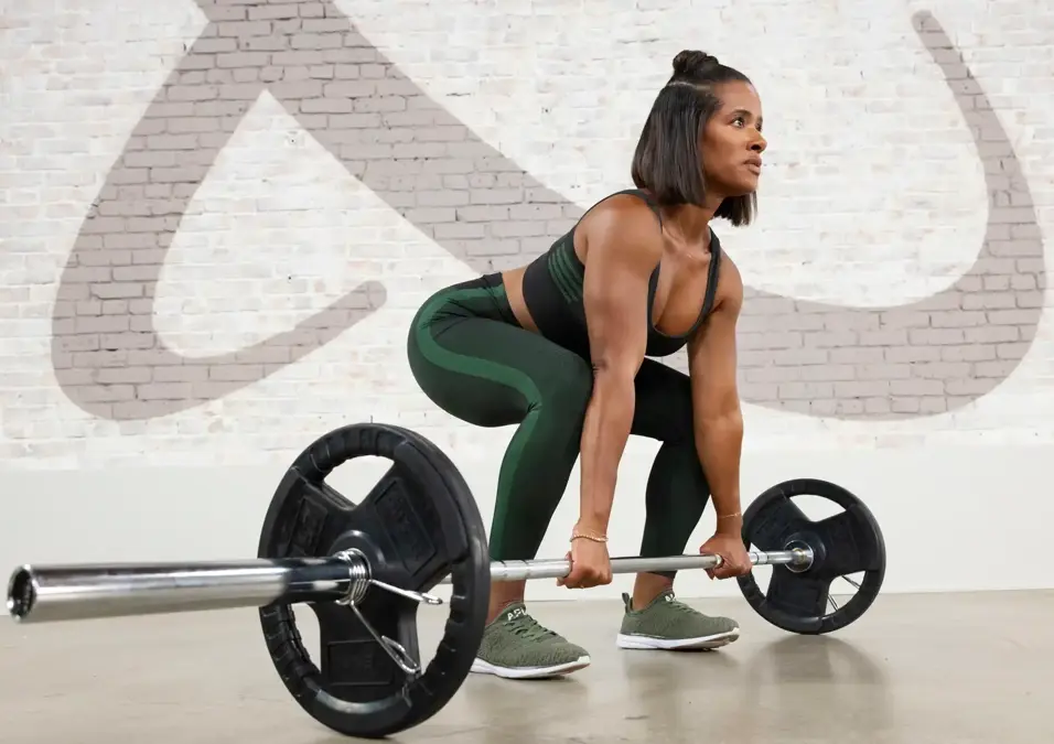 Girl exercising