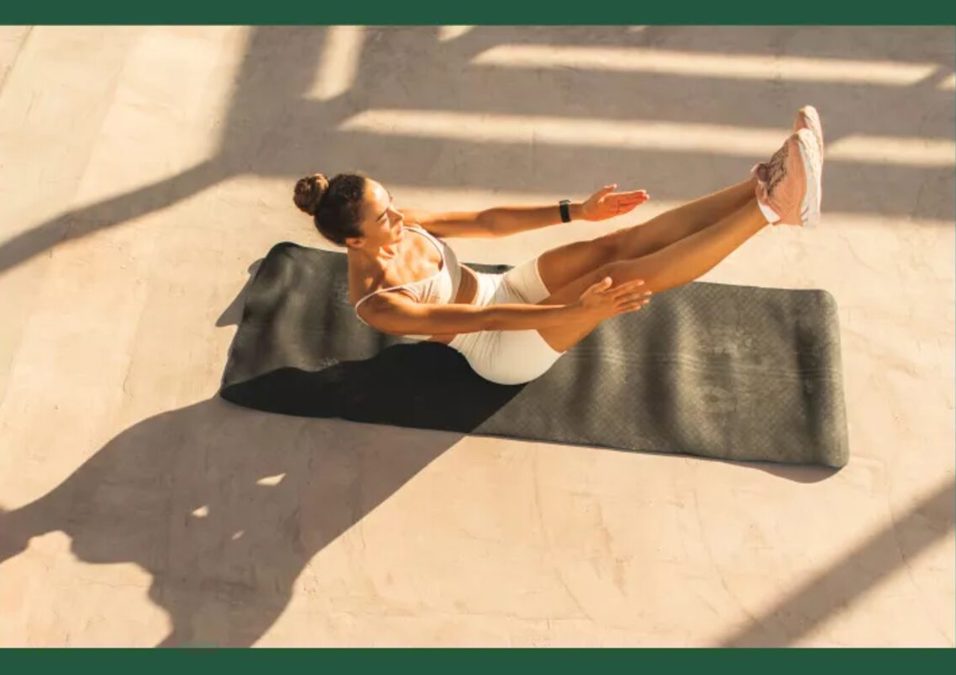 Girl exercising