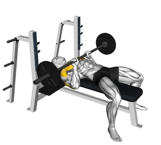 Barbell Close Grip Bench Press Thumb