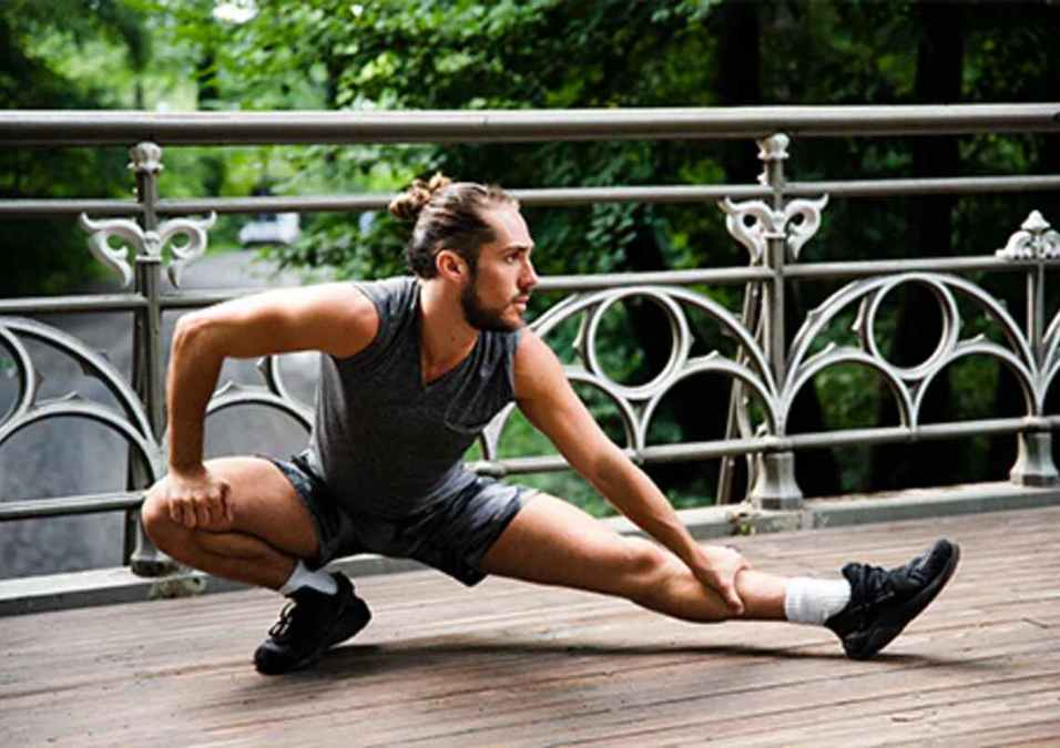 man exercising