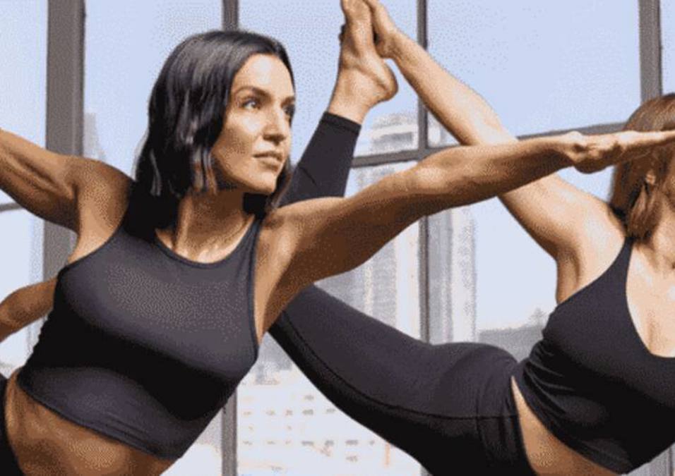 Girl doing yoga