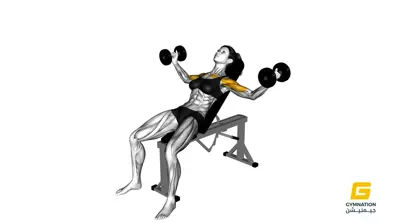 Dumbbell Incline Fly For Ladies Thumb