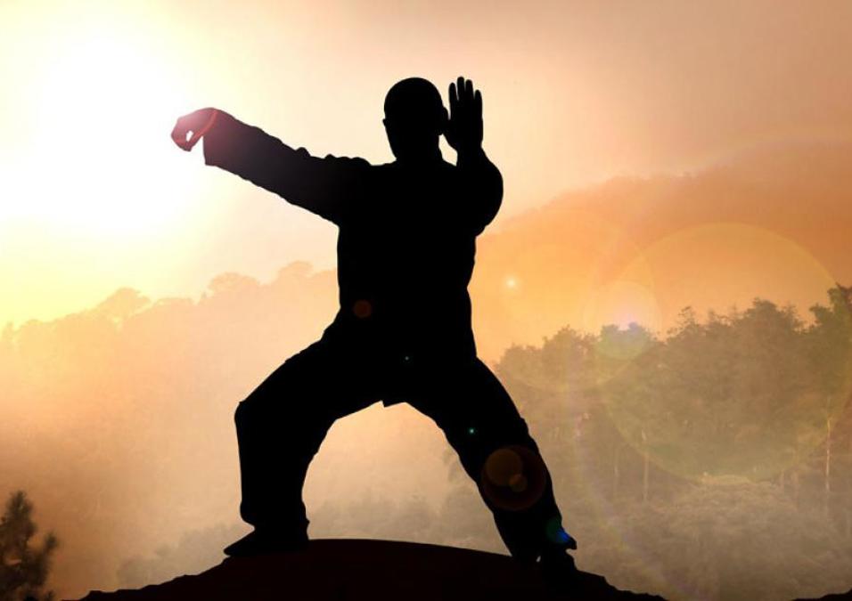 Tai Chi in sundown