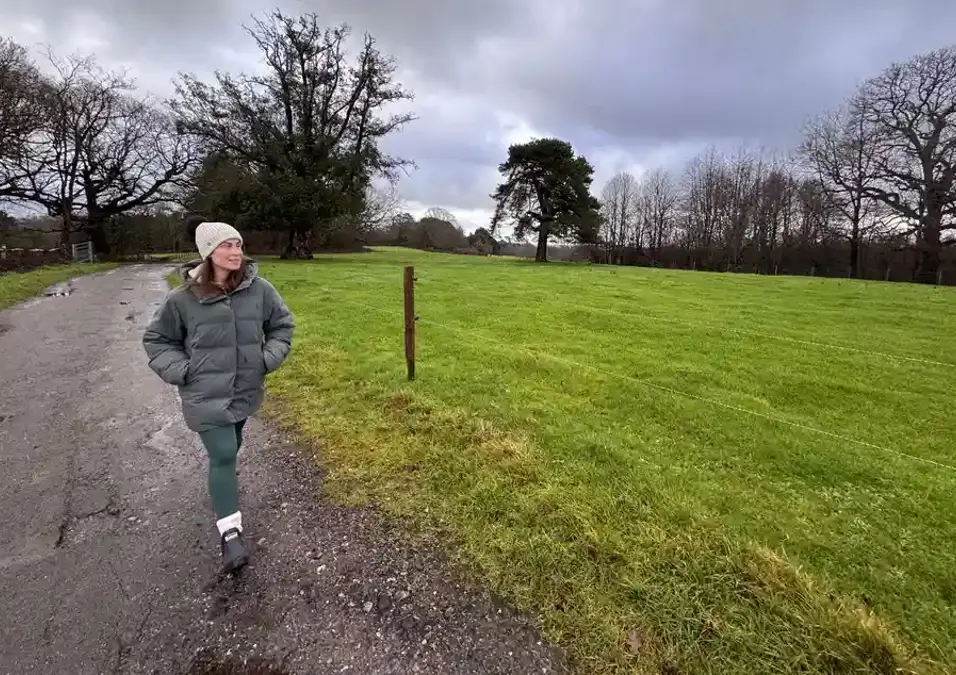 Girl walking