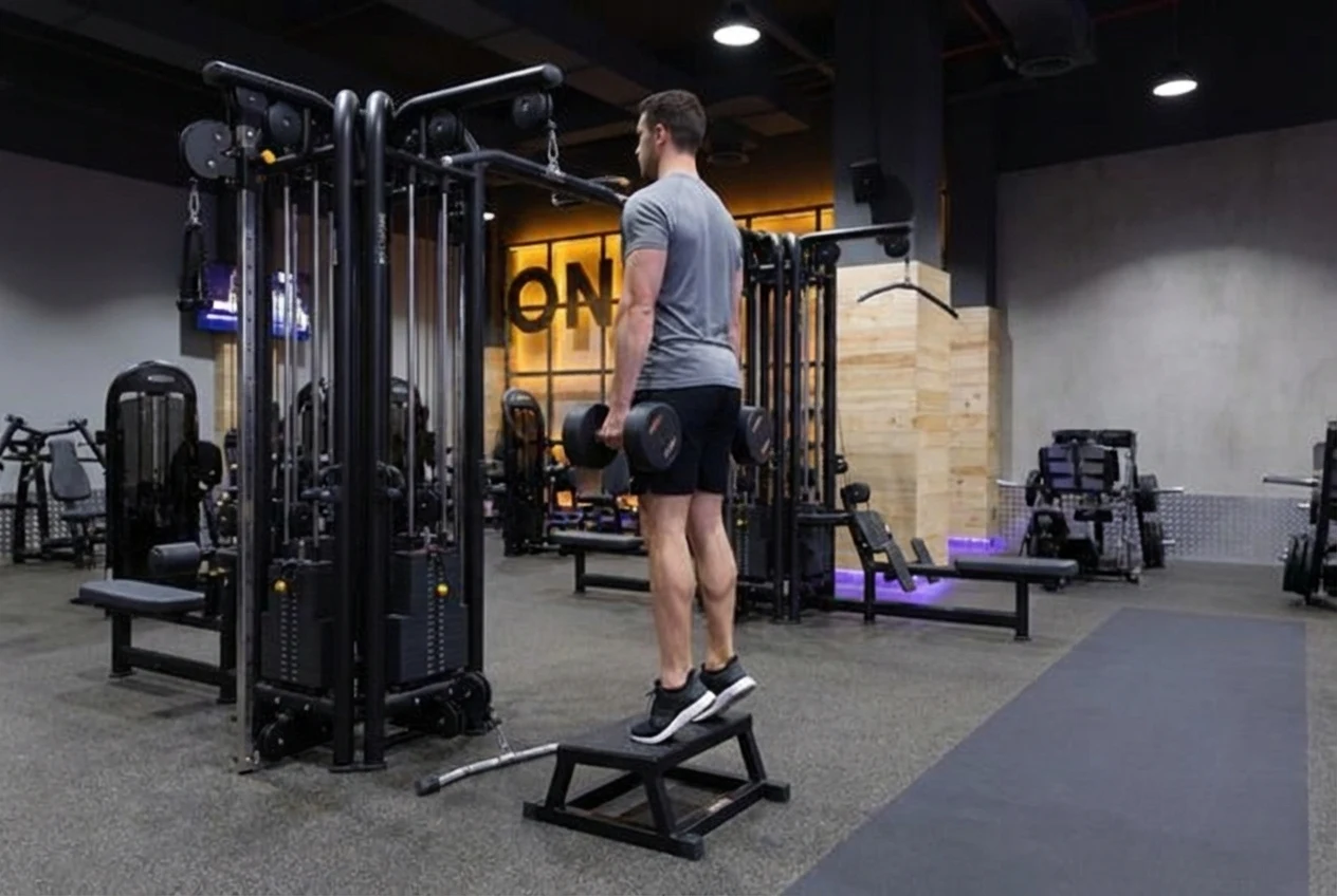 Dumbbell Standing Calf Raise